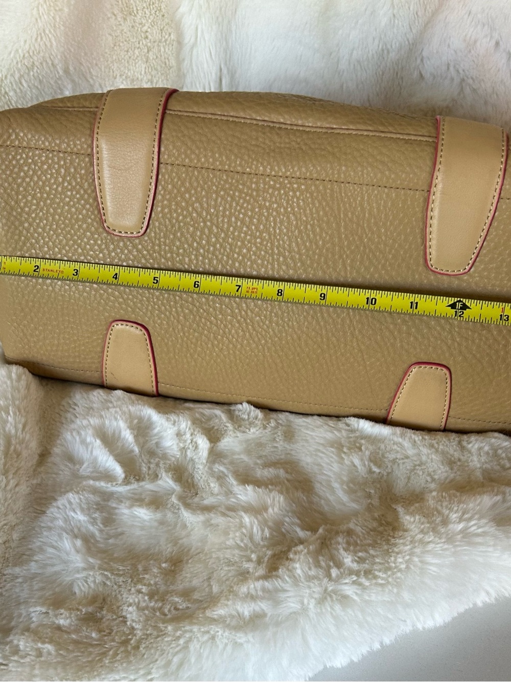 Coach Tan Leather Satchel with Pink Trim (Set of 2) - Picture 10 of 13